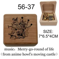 Decorative Objects Figurines Howl's Moving Castle Merry Go Round of Life Musical Music Box Mechanism Gift for Christmas birthday year kids toy 220930