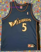 새로운 스티치 레트로 저렴한 정통 탑은 Juwan Howard Basketball Jersey Mens 어린이 후퇴 유니폼