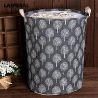 Storage Baskets 1pc Folding Laundry Round Bin Bag Large Hamper Collapsible Clothes Toy Bucket Organizer Capacity 220930