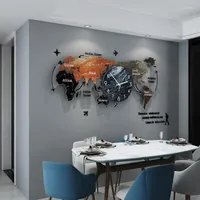 Relojes de pared Meisd Gran reloj creativo Diseño moderno Matrícula Cuarzo Operado en la sala de estar silenciosa Horloge