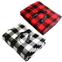Interior Accessories 12V Car Heating Blanket Bed Automotive Electric Cover For Winters Road Trips Camping RV Emergency Blanke