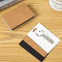 Jewelry Pouches 50 Pieces White Brown Black Gift Display Ring Keychain Card Holder Storage Packing Wholesale