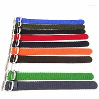 Watch Bands Wholesale 10PCS lot 22mm Nylon Straps Perlon Weave Strap Band 10 Colors Available -PS0107