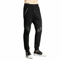 men's Pants Sports Spring And Tight With Elastic Pencil Black q9mL#