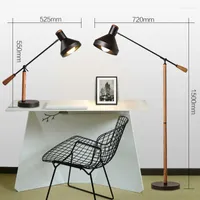 Floor Lamps The Nordic Black White E27 Living Room Couch Lamp Minimalist Bedroom Bedside Study Creative Vertical Logs Led