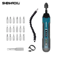 Electric Drill SHENHAOXU Cordless Screwdriver Rechargeable 1300mah Battery Mini Torque Adjustment Power Tools LED Light Repair 220930