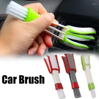 Car Sponge 1Pc Air Conditioner Vent Brush Grille Cleaner Auto Detailing Blinds Duster Keyboard Cleaning Wash