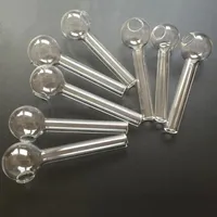 Tubi di vetro spessi 15 cm limpidi olio tubo di bruciatore pirex a tubi per acqua a mano