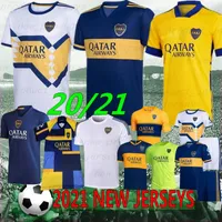 Soccer Thai 20/21 Boca Juniors 16 De Rossi 9 Benedetto 10 Tevez Soccer Jersey 2020 Tibete Navy Away Gago Camisas de futebol de Gago Kits Kids Kits Kits