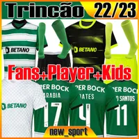 22 23 Trincao Sporting CP Lisboa Soccer Jerseys Lisbon Special Jovane Sarabia Vietto 2022 2023 Sporting Clube de Football Shirt Men Kids Maillots De Football Shirt
