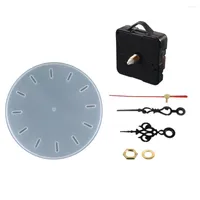 Настенные часы 1 Set Mold DIY с тарелкой часовой набора указателей для проектов домашних магазинов