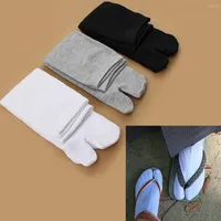 Men's Socks One Pair Unisex Kimono Flip Flop Slipper Sandal Split 2 Toe Tabi Foot Finger For Men Women Japanese Style
