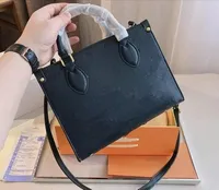 2022 Designers Bags Handbags Women Messenger Handbag Sac Plat Embossing Onthego Small Tote Shoulder Crossbody Bag