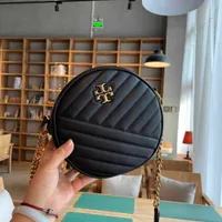 Burchss Backpacks Toryss Kira Small Round Bag Chain Shoulder Messenger Cake Bag18 5 18 5 6cm