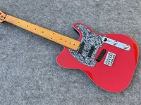 Electric guitar TL body front red and back black free delivery