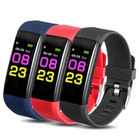 2022 New 115Plus Bracelet Heart Rate Blood Pressure Smart Band Fitness Tracker Smartband Wristband For Android IOS