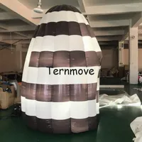 Tents And Shelters Po Booth Cabinet Wedding Inflatable Egg Tent With Led Lights Mobile Square Show Display Shape Easter
