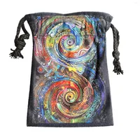 Storage Bags Tarot Bag Spiritual Dice Drawstring Pouch Card Holder Thick Velvet For