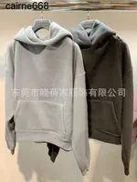 dsigner new Women's Hoodies Sweatshirts Autumn new style aw shoulder hooded pocket wide truffle shoulder top female fashion