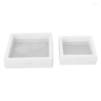 Nail Gel Jewelry Display Stand White Floating Case Dust Prevention Wide Application For Travel Medals