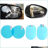 Car Stickers Rearview Mirror Protective Film Anti Fog Window Foils Rainproof Rear View Stickers Screen Protector Car Accessories With Dh4Mw