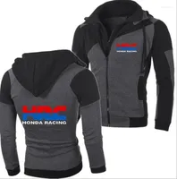 Men&#039;s Hoodies Men For HRC Logo Jacket Double Zipper Hoodie Cotton Pullover Sports Wear Suzuki Sweatshirts Coat T