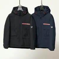 Mens women's jackets hooded fall winter down parka alphabet zipper trench coat Outdoor sports khaki black joint designer coat jacket M-3XL hcs12