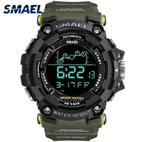 Wristwatches Mens Watch Military Water resistant SMAEL Sport watch Army led Digital wrist Stopwatches for male 1802 relogio masculino Watches 220930