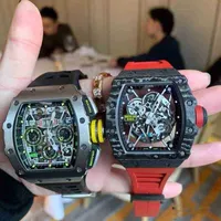 watches wristwatch designer Luxury Mens Mechanical Watch Richa Milles Fashion trend rm35-02 automatic mechanical r carbon fiber tape 055 Si