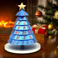 Christmas Decorations Mini Tree Kids Gifts RPG Dice Plastic Create A Festive Atmosphere 10x6cm Decorative Supplies Game Toy