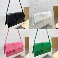 2022 Top Designer Luxury Ladies Casual Shopping Bag Vintage Leather Leather One Counter Luxury Handheld Wallet 5 Colors 25cm