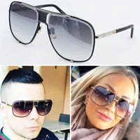 Top Designr Sunglasses para homens retro metal sem moldura One peça marca óculos de luxo Dita mach 2087 Design de moda best -seller mulheres óculos de sol