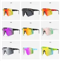 Çukur Viper Bisiklet Gözlükleri Gözlük Çift Wides Gül Kırmızı Güneş Gözlüğü Çift Geniş Polarize Aynalı Lens TR90 Frame UV400 Koruma 313P