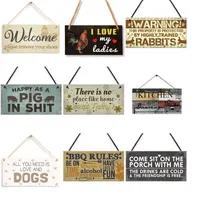 Dog Tag Id Card Beware Of The Rabbit Sign Bunny Door Hanging Plaque Funny Pet Gift 10 X 5 amDRc