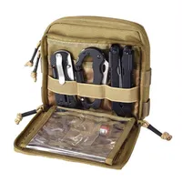 Tactical Gear Utility Map Admin Pouch EDC Tool Molle Bag Organizer für Molle System - Tan CX2008222892