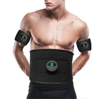 EMS Electric Abdominal Body Slimming Belt Waist Band Smart Abdomen Muscle Stimulator Abs Trainer Fitness Lose Weight Fat Burn 220811