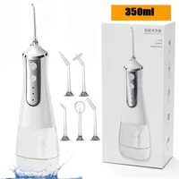 Oral Irrigator USB laddningsbar vattenflosser Bärbar tandstråle 350 ml Tank Proof Teeths Cleaner 220811