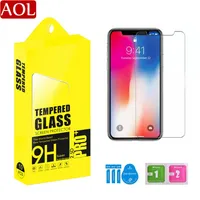 0 26 9H Clear BUBBLE Tempered Glass 2 5D Screen Protectors For iPhone 13 12 Pro 11 XS Max XR 8 Plus 7 Samsung A13 A03s A03 a5192E