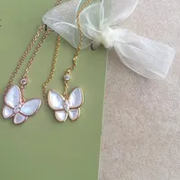 Jewelry Ladies Stud Van Earrings Love rings Pendant Necklaces Screw carti Bracelet Party Wedding Couple Gift Fashion Luxury Cleef 211R