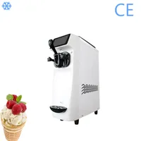 Bkeigh 소프트 아이스크림 기계 맹목적으로 데스크탑 과일 요거트 냉동고 1050W