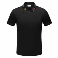Fashion polos t-shirt men Casual t shirt Embroidered Medusa Cotton polo High street collar shirts o2mn#