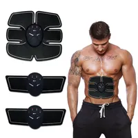 EMS Wireless Muscle Stimulator Smart Fitness Abdominal Training Device Electric Slimming Belt Stickers Body Slimming Belt Unisex J220K