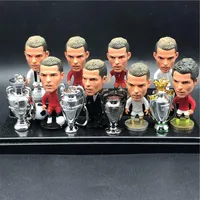 Soccerwe 6 5 cm Altezza Soccer Star Dolls Cristiano Ronaldo Puppets Figure delicate bambini Birthday Birthday Gift2695