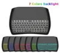 Backlight 24GHz Wireless Air Mouse D8 Pro English D8 Plus Mini Keyboard Touchpad Controller for Android BOX