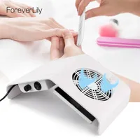 Nail Art Equipment 40W Dust Collector Sugor Suction Sucuum Cleaner Fan Manicure Machine Tools Salon228h