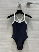 2022 Summer Autumn Milan Runway Women's Swimwear High End Jacquard Pullovers Women Designer One Piece 0519-2
