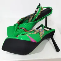 Designer Fashion Open Toe Dress Shoes Women's High Heel Summer Sandals Formal Occasion Party Shoe266L