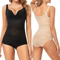 Tamme Controllo Shapewear Body per le donne Open Bust Body Shaper Wely Trainer Body Briefer Briefer Underbust Corset Slimmer 220811