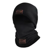 Thermal Head Cover Winter Fleece Hat and Scarf Set Tactical Warm Balaclava Face Mask Neck Warmer Sport Cycling Ski Scarf Hat 220811