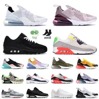 Top Quality New 2020 Bubble Pack Mens Trainers Running Shoes Triple White Laser Pink ALL Black Gym Red Oreo Grey Womens Sports Sneakers
